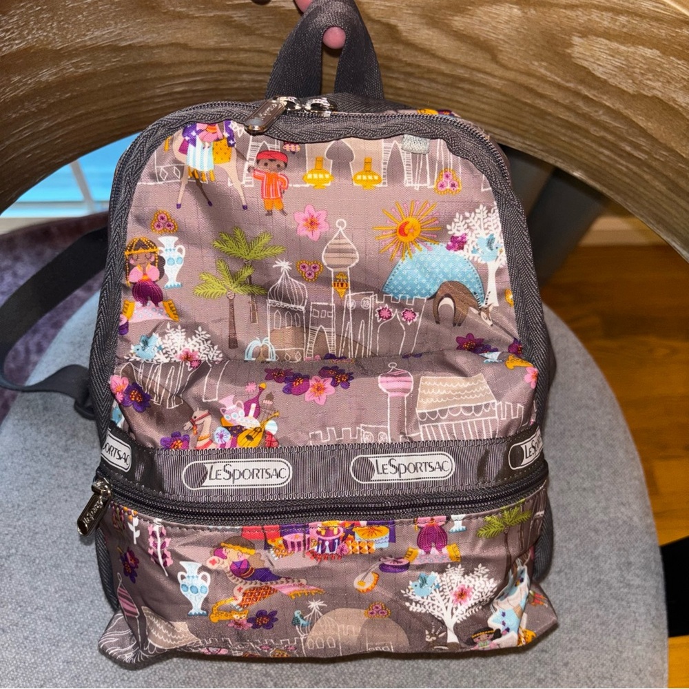 Lesportsac it's a small world Disney Moroccan sun mini backpack - Picture 10 of 10